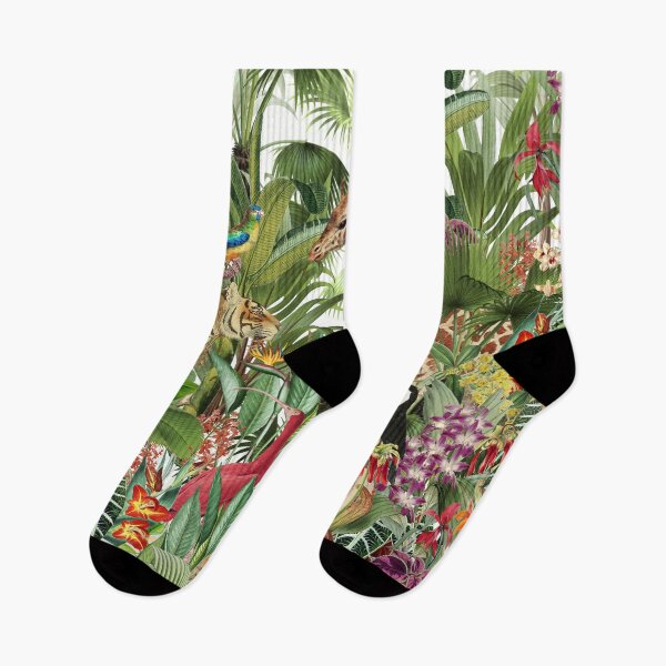 Item preview,  Vintage Tropical Eden on White designed and sold by meggydesigns.