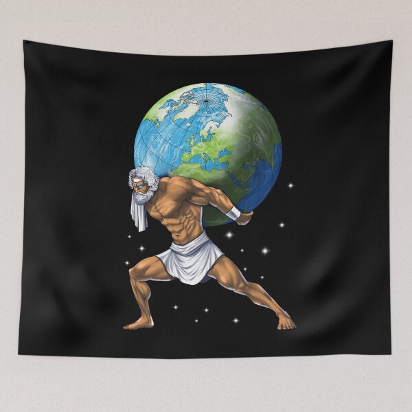 Item preview, Greek Mythology God Atlas designed and sold by underheaven.
