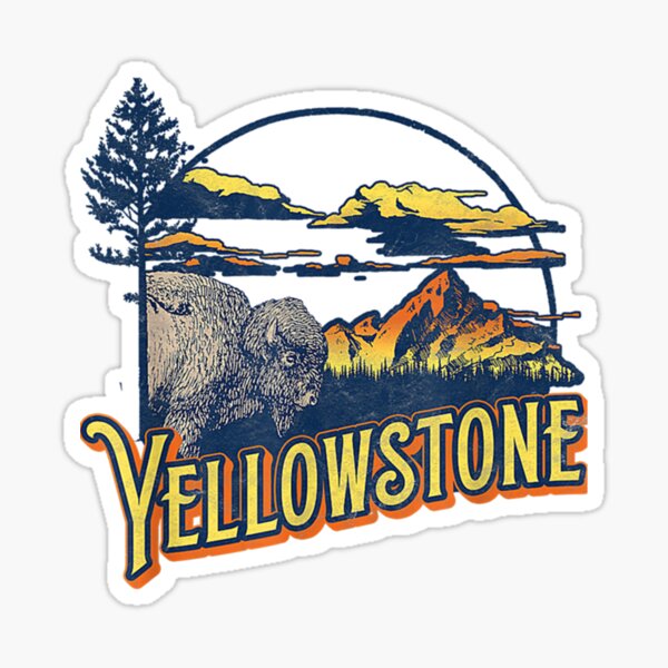 Item preview, Vintage Yellowstone National Park Retro Essential E designed and sold by fertigjipusc.