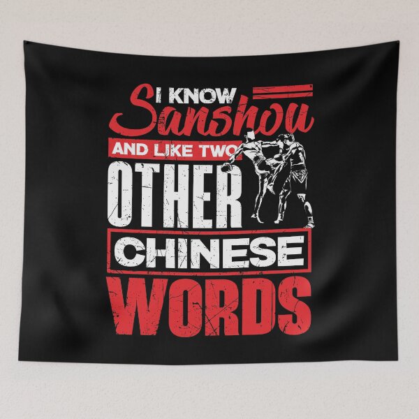 Item preview, Chinese Martial Arts Chinese Boxing Sanshou Funny Quote designed and sold by ShopTheStyle.