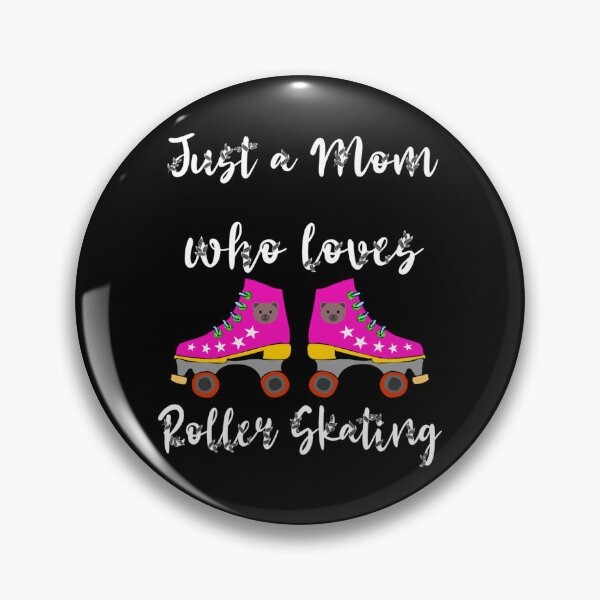 Item preview, Just A Mom Who Loves Roller Skating Sticker designed and sold by monica45je.