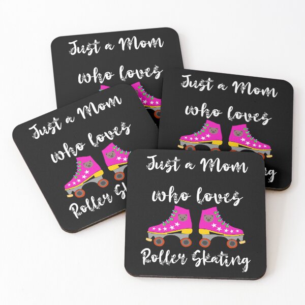 Item preview, Just A Mom Who Loves Roller Skating Sticker designed and sold by monica45je.