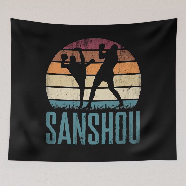 Item preview, Chinese Martial Arts Sanshou Chinese Boxing Silhouettes designed and sold by ShopTheStyle.