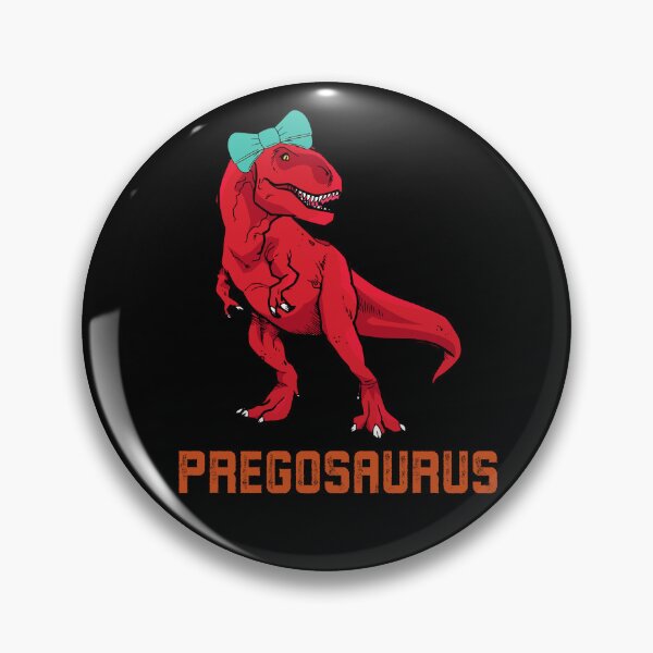 Item preview, Pregosaurus Pregasaurus Mamasaurus Rex Funny Pregnancy Announcement Black designed and sold by Nepaz-Designs.
