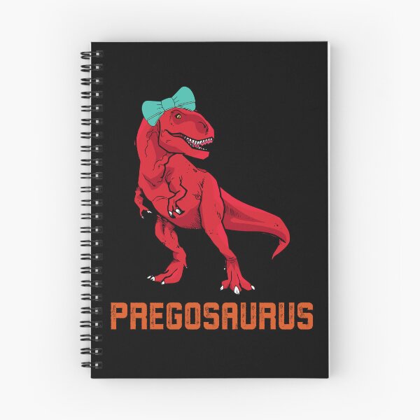 Item preview, Pregosaurus Pregasaurus Mamasaurus Rex Funny Pregnancy Announcement Black designed and sold by Nepaz-Designs.
