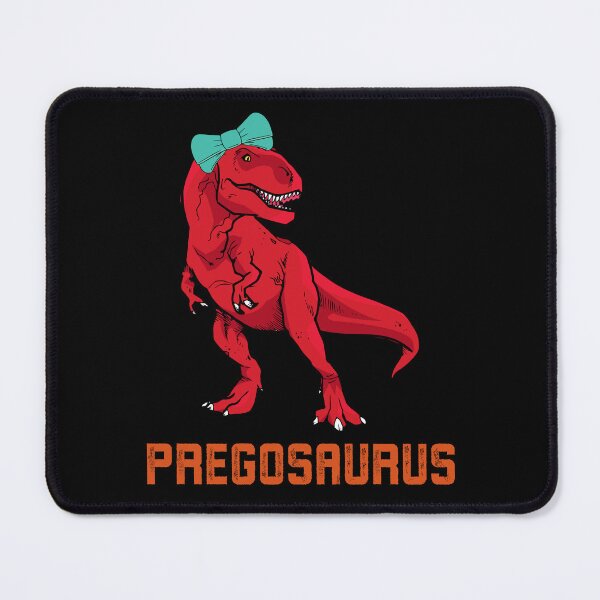 Item preview, Pregosaurus Pregasaurus Mamasaurus Rex Funny Pregnancy Announcement Black designed and sold by Nepaz-Designs.