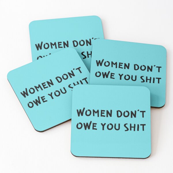 Item preview, Vintage Women Don't Owe You Shit Bold Typography  designed and sold by garniturex.
