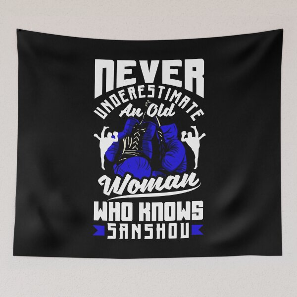 Item preview, Chinese Martial Arts Chinese Boxing Sanshou Old Woman Pun designed and sold by ShopTheStyle.