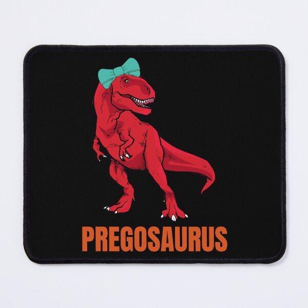 Item preview, Pregosaurus Pregasaurus Mamasaurus Rex Funny Pregnancy Announcement Black designed and sold by Nepaz-Designs.