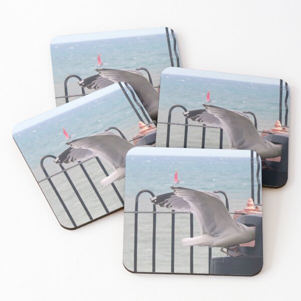 Item preview, Lyme Regis seagull says Mine all mine! designed and sold by JonDelorme.