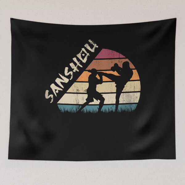 Item preview, Chinese Martial Arts Chinese Boxing Sanshou Silhouette designed and sold by ShopTheStyle.