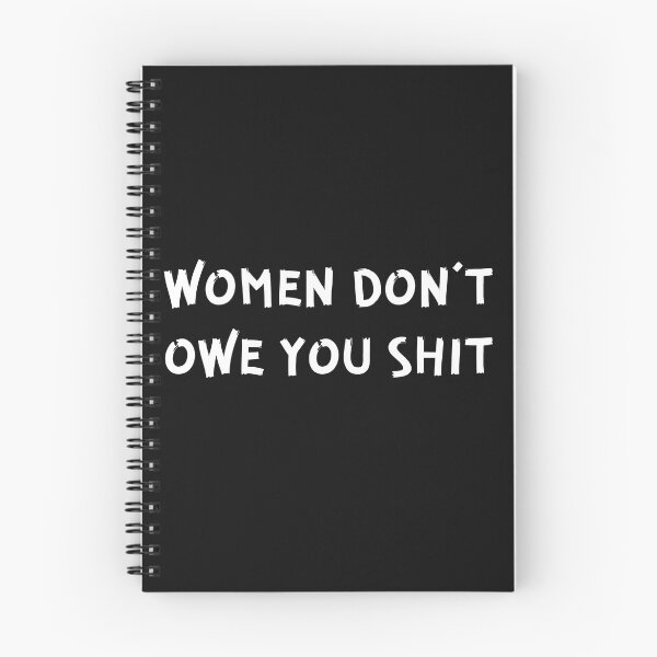 Item preview, Vintage Women Don't Owe You Shit White Bold Typography  designed and sold by garniturex.