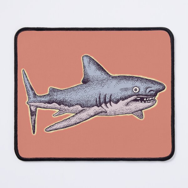 Item preview, Goofy Shark with Crooked Teeth designed and sold by AbrahamicDesign.