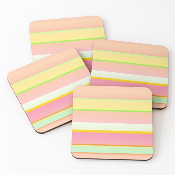 Item preview, summer color palette striped | pastel summer color palette designed and sold by lausn.
