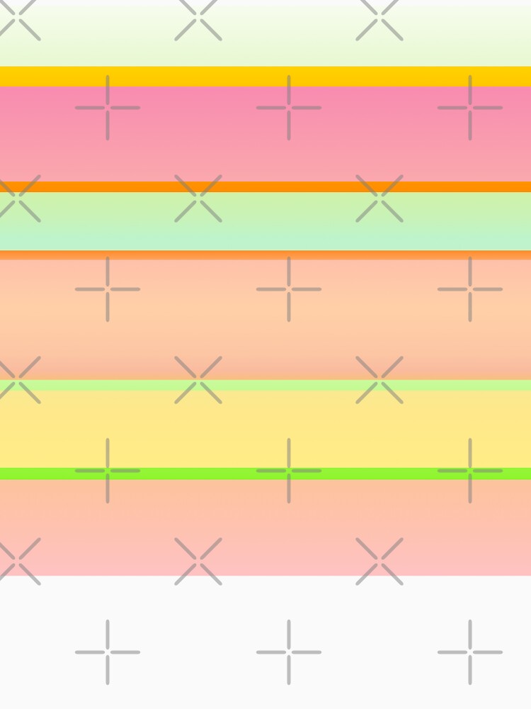 "summer color palette striped pastel summer color palette" Tshirt for Sale by lausn