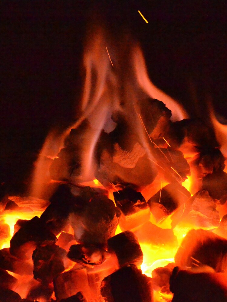 Thumbnail 4 of 4, iPhone Case, Fire At Night designed and sold by RPMouton.