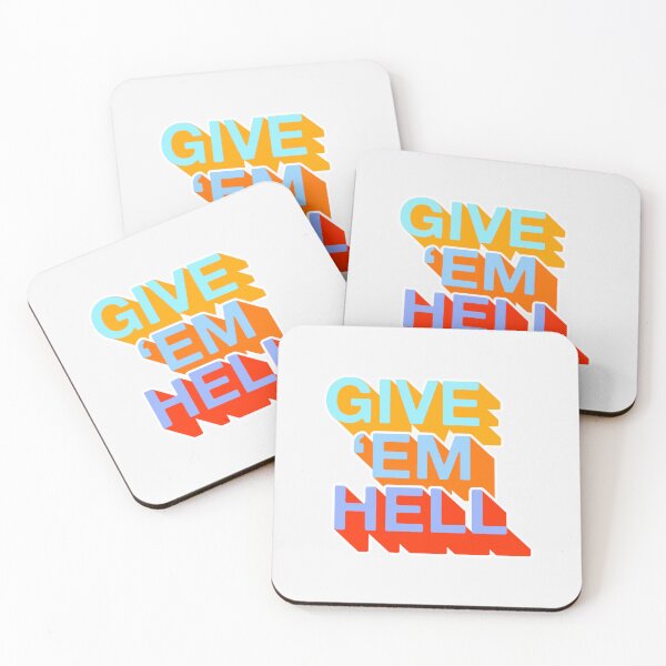 Aperçu de l'œuvre Give 'em Hell - Édition limitée | Cadeau parfait créée et vendue par cymkadebbie.