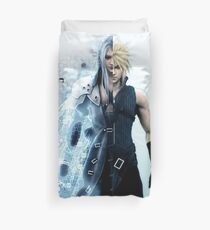 Final Fantasy VII - Sephiroth and Cloud Duvet Cover