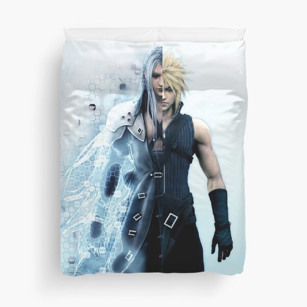 Final Fantasy VII - Sephiroth and Cloud Duvet Cover