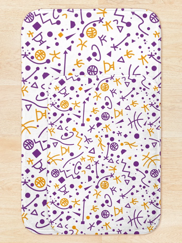 Thumbnail 5 of 6, Bath Mat, Basketball Routine designed and sold by theredsharp.