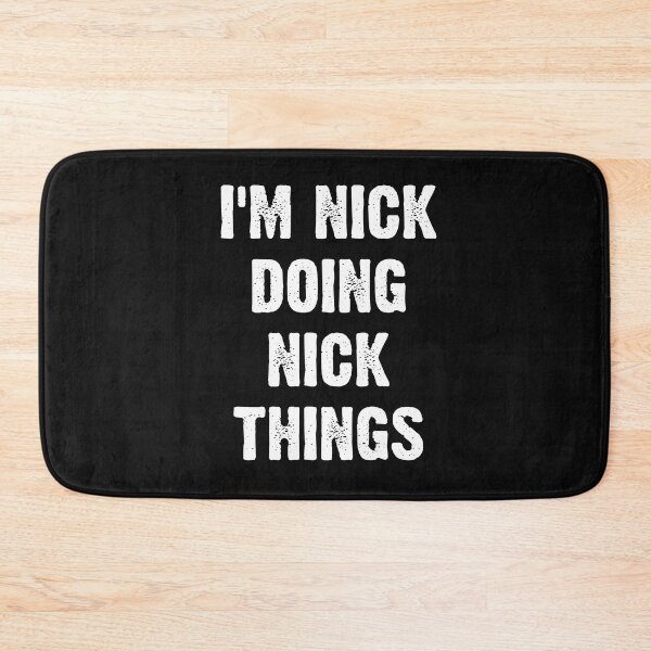 Item preview, Vintage I am Nick Doing Nick things Bold Typography  designed and sold by garniturex.