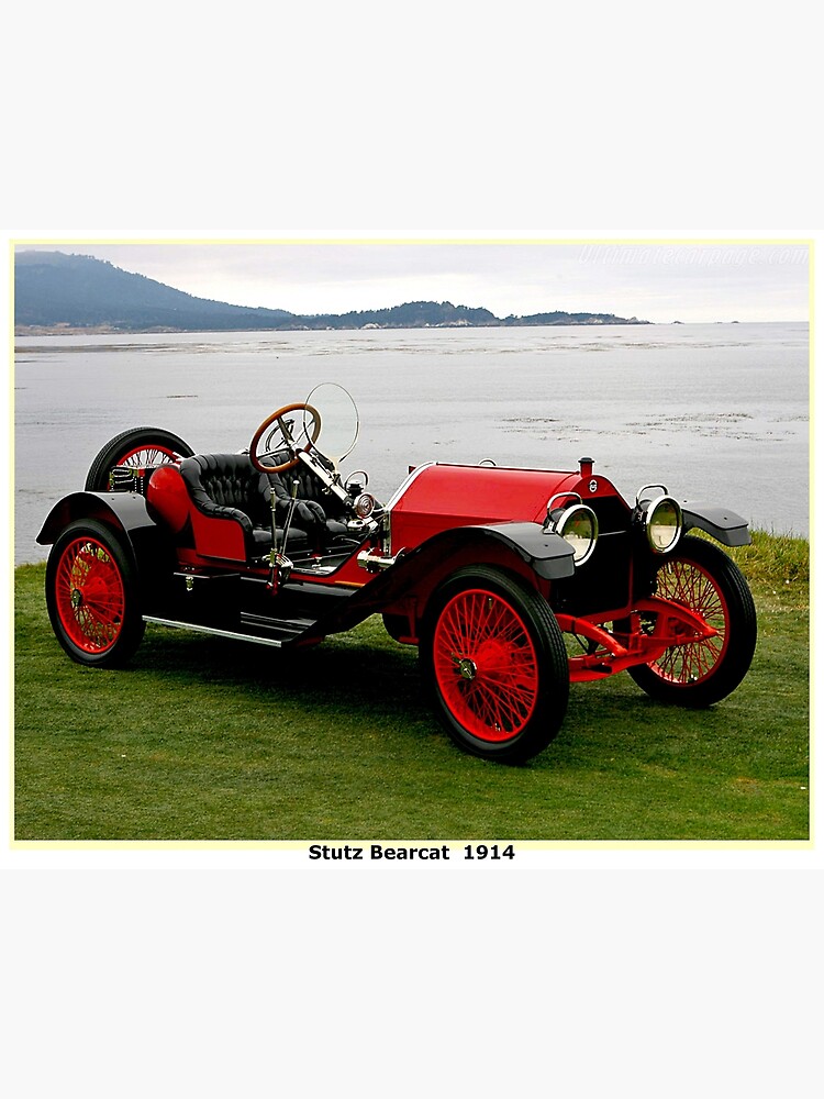 "STUTZ BEARCAT: Vintage 1914 Automobile Print" Canvas Print for Sale by