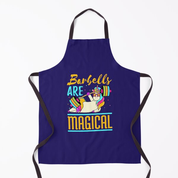 Item preview, Barbells Are Magical Unicorn Weightlifting Workout designed and sold by jaygo.