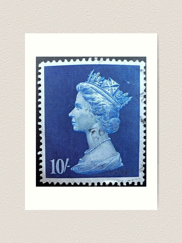 Vintage Stamps Art Print