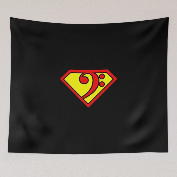 Item preview, Superbassist The Super Bass Clef Bassist Design Classic T-Shirt designed and sold by denissebla.