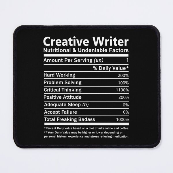Item preview, Creative Writer T Shirt - Nutritional And Undeniable Factors Gift Item Tee designed and sold by watkinsmat.