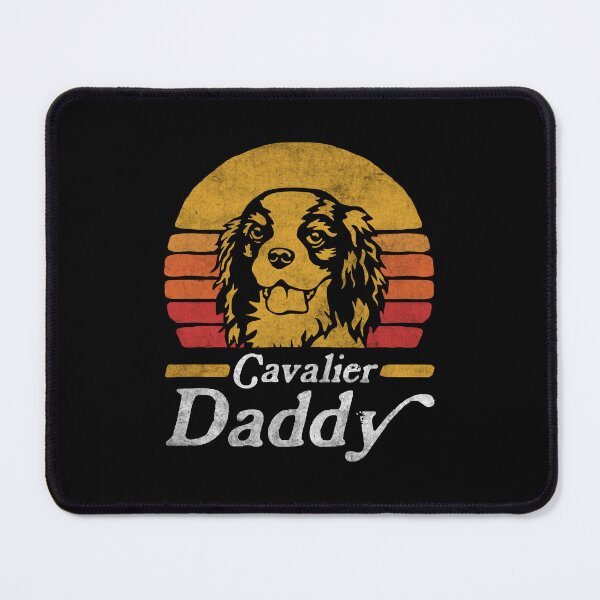 Item preview, Retro Vintage Cavalier King Charles Spaniel Daddy designed and sold by More Cute Dogs.