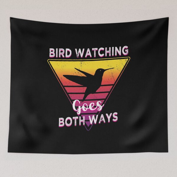 Item preview, Birdwatching Goes Both Ways Bird Lover Birding Ornithology designed and sold by haselshirt.
