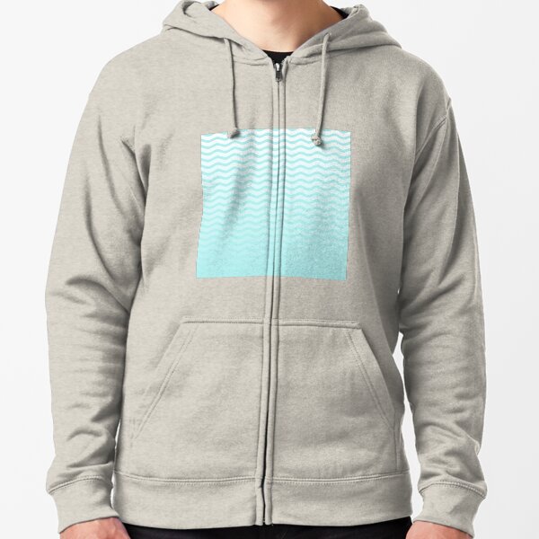 light turquoise hoodie