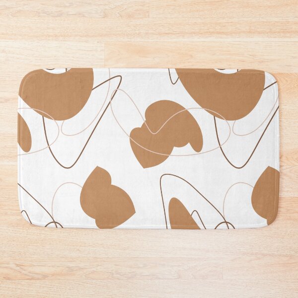 Item preview, Hand painted abstract shapes modern seamless pattern in neutral tones designed and sold by tiana-geo.