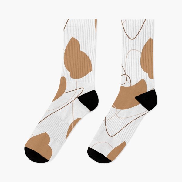 Item preview, Hand painted abstract shapes modern seamless pattern in neutral tones designed and sold by tiana-geo.