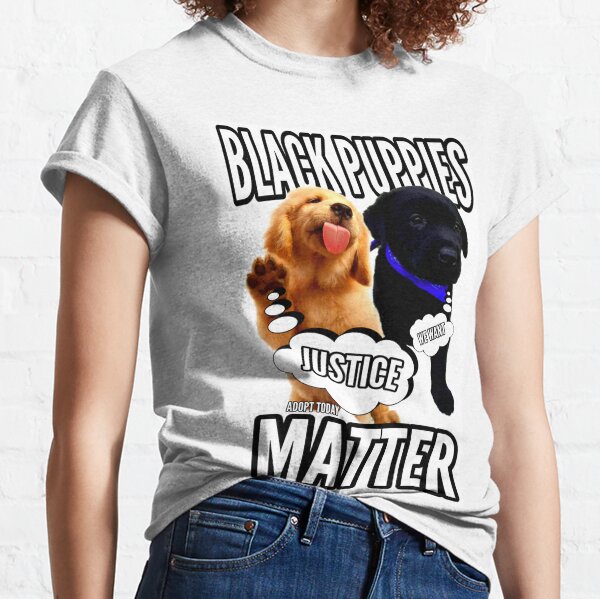 black dogs matter dog shirt