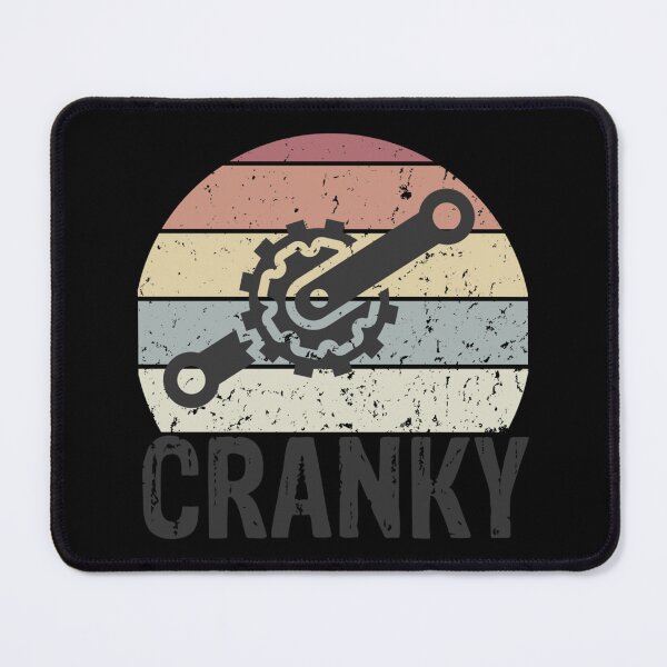 Item preview, Vintage Retro Bicycle Cranky For Cycling Lovers Classic T-Shirt designed and sold by amberk1cira.