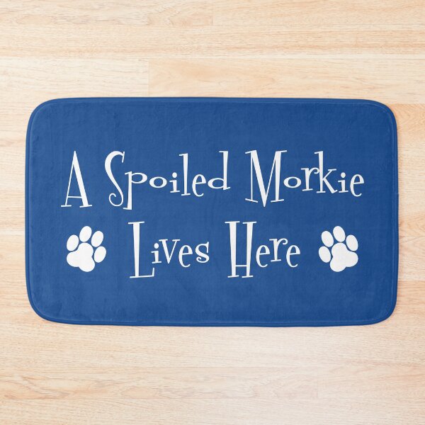 Item preview, A Spoiled Morkie Lives Here designed and sold by jaycartoonist.