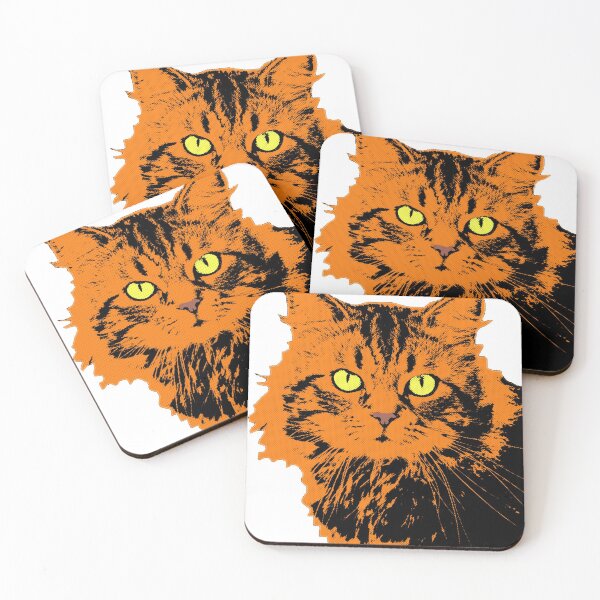 Item preview, Cat orange white designed and sold by NYWA-ART.