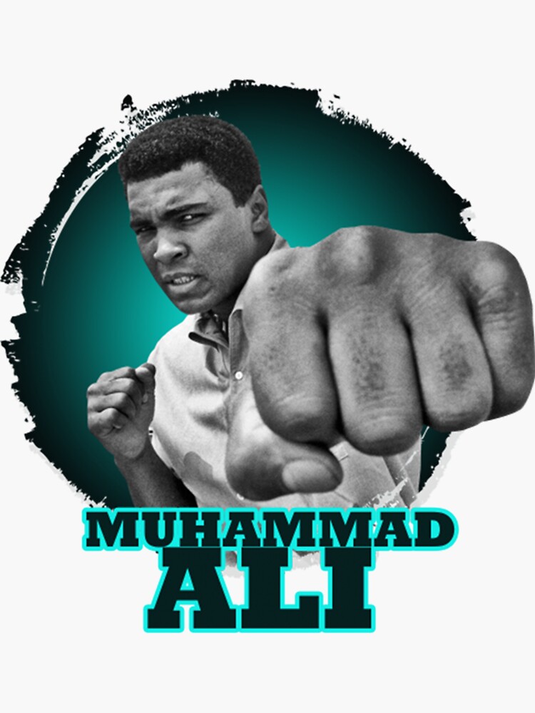 Muhammad Ali Muhammad Ali Action Sticker For Sale By Gurskijybejc