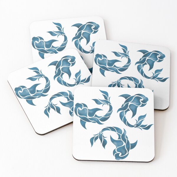 Item preview, 3 blue tribal fish designed and sold by octo-PS.