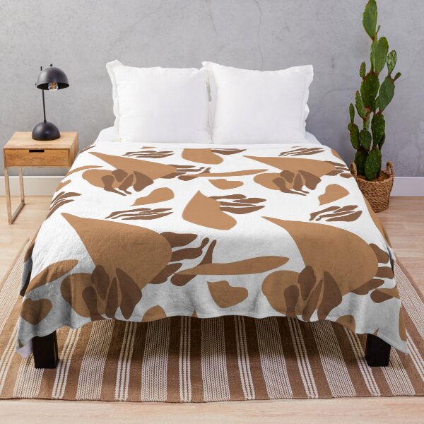 Item preview, Hand painted abstract shapes modern seamless pattern in neutral tones designed and sold by tiana-geo.
