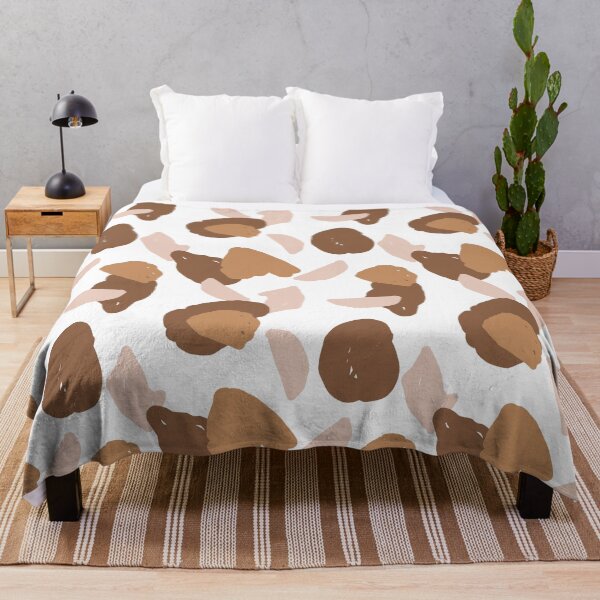 Item preview, Hand painted abstract shapes modern seamless pattern in neutral tones designed and sold by tiana-geo.