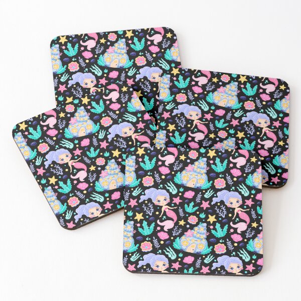 Item preview, Cute Mermaid Pattern designed and sold by Pixelish.