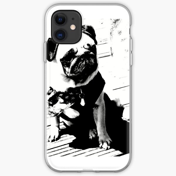 Worlds most famous pug by alex Gowing Cumber iPhone Soft Case