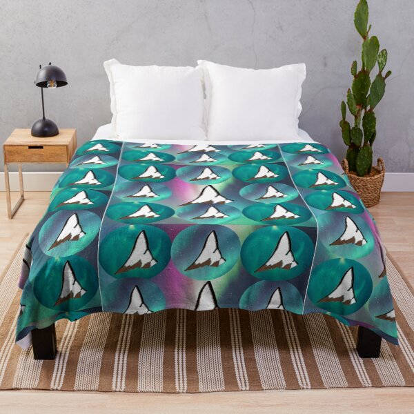 Item preview, BLUE NATURE OUTDOOR DESIGN PATTERN THROW BLANKET designed and sold by CoolMolo.