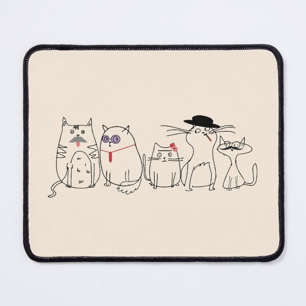 Item preview, Minimalist Famous Cats Drawing designed and sold by cerenalkan.
