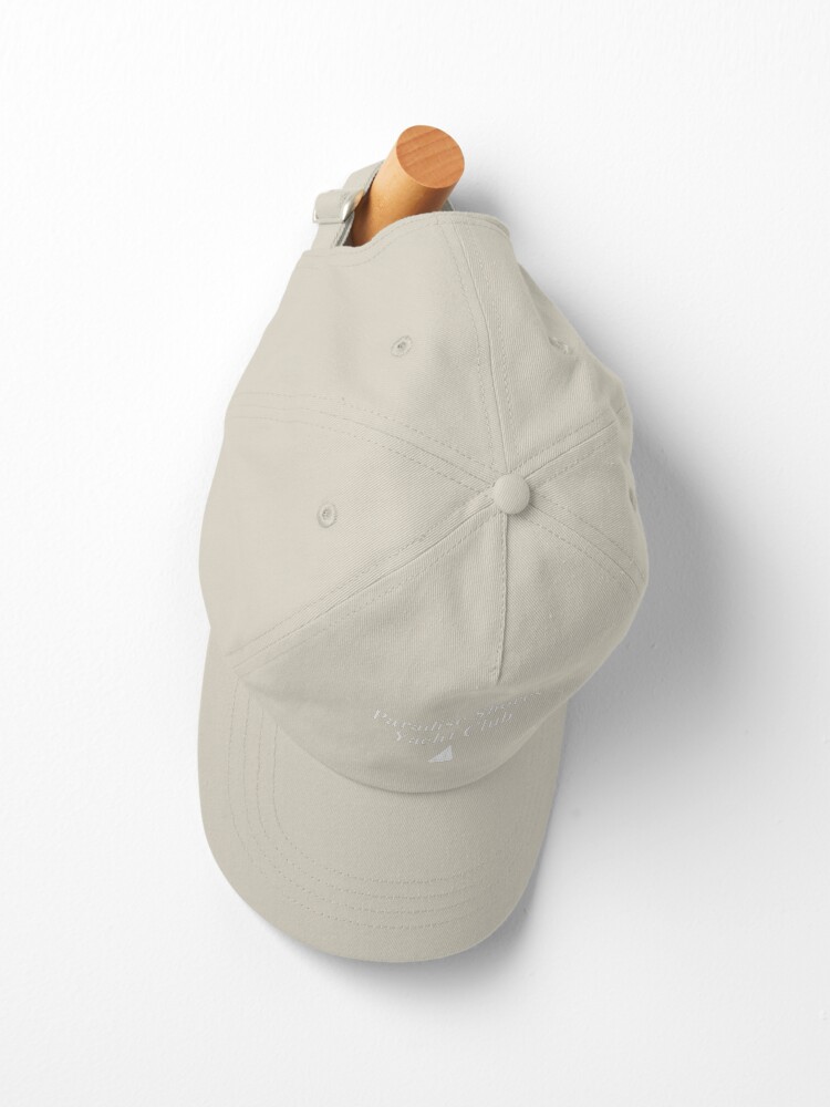Alternate view of White Paradise Shores logo Cap