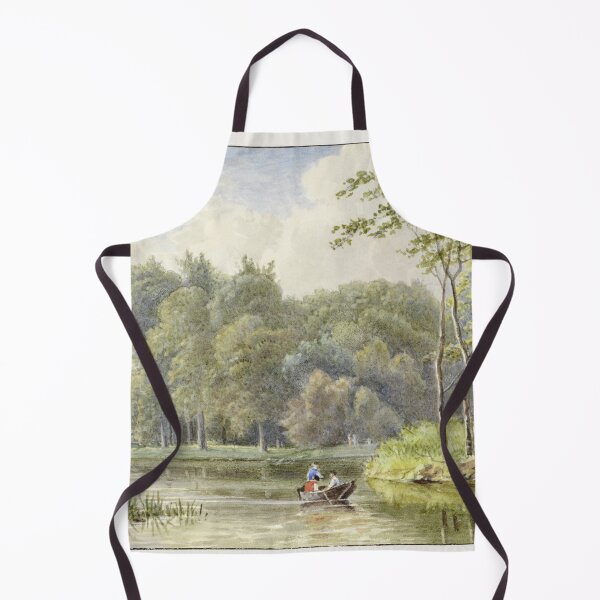 Item preview, Landschap met figuren in een roeibootje designed and sold by NickLivin.
