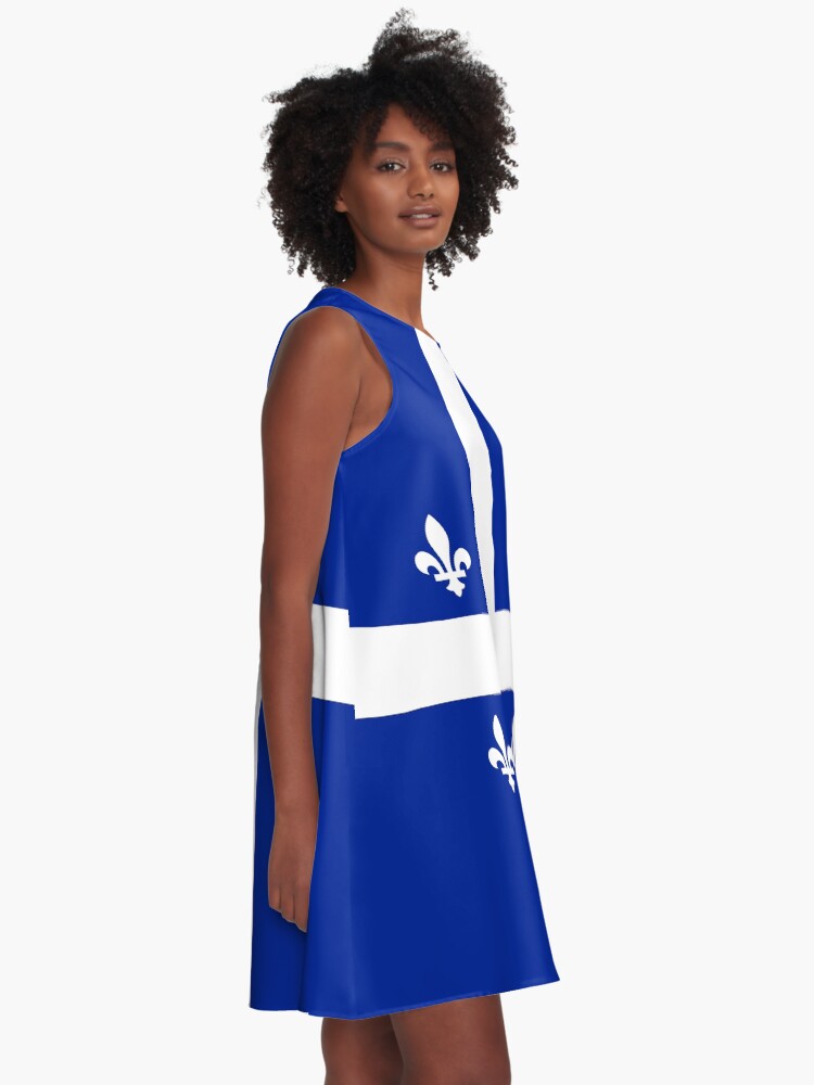 "Flag of Quebec" ALine Dress by CountriesFlags Redbubble
